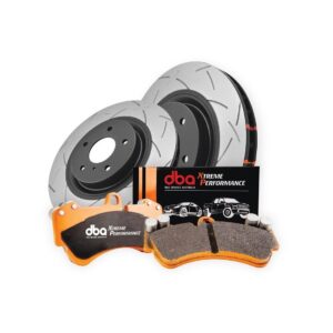 Zestaw tylnych tarcz i klocków hamulcowych DBA seria T3 4000 - Nissan Patrol Y61 2.8/3.0/4.2