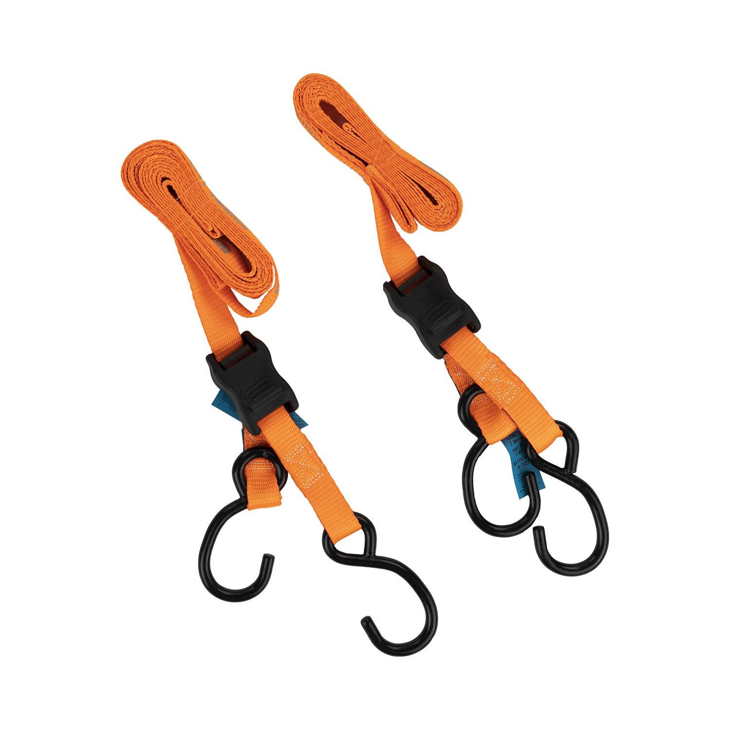 Set of 2 clamping straps 25 mm x 3 m