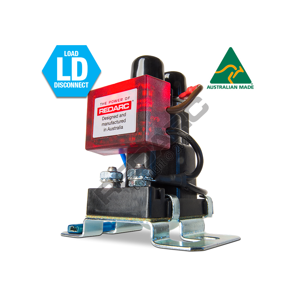 Separator akumulatora 100A 12V do ogniw litowych z funkcją odłączania obciążenia