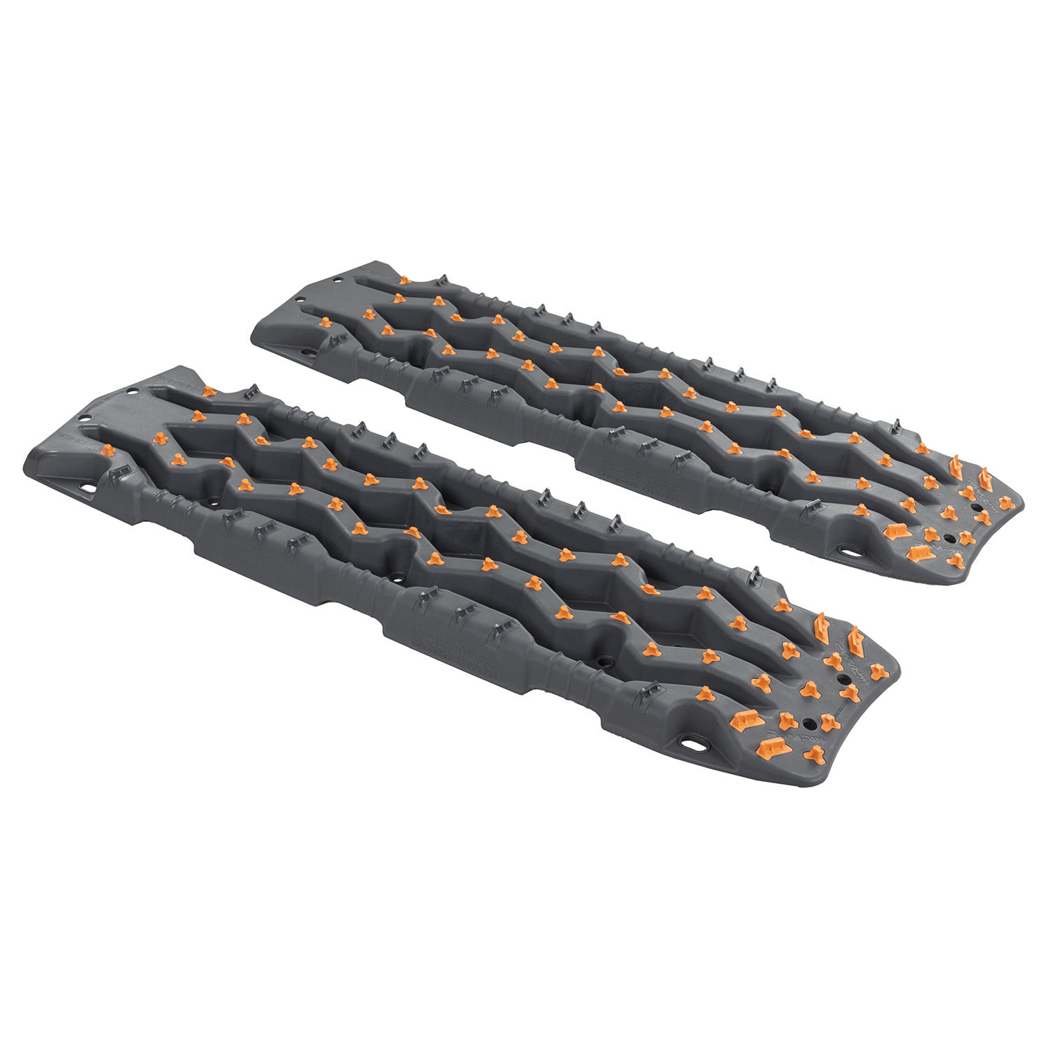 Trapy PRO szary – deska szara z pomarańczowymi zębami