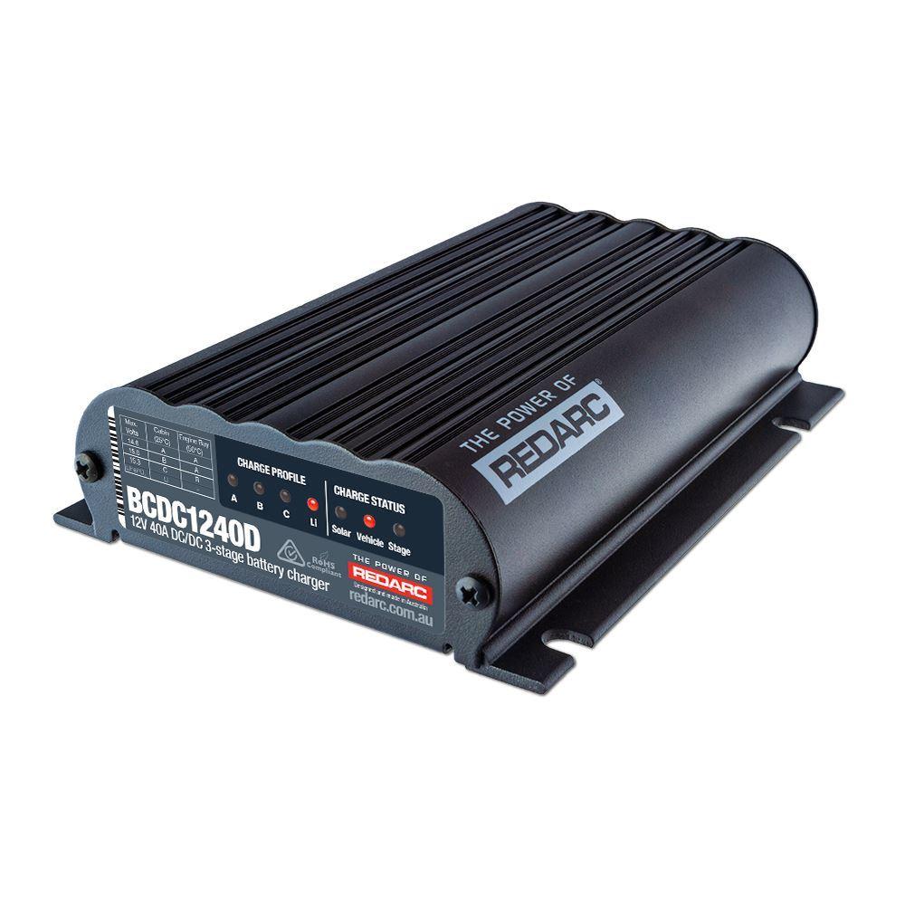 REDARC BCDC1240D battery charger/rectifier with dual 40A input