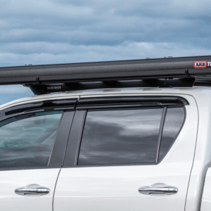 Zadaszenie, markiza w czarnej obudowie aluminiowej, ARB 2 m x 2,5 m, z oświetleniem LED