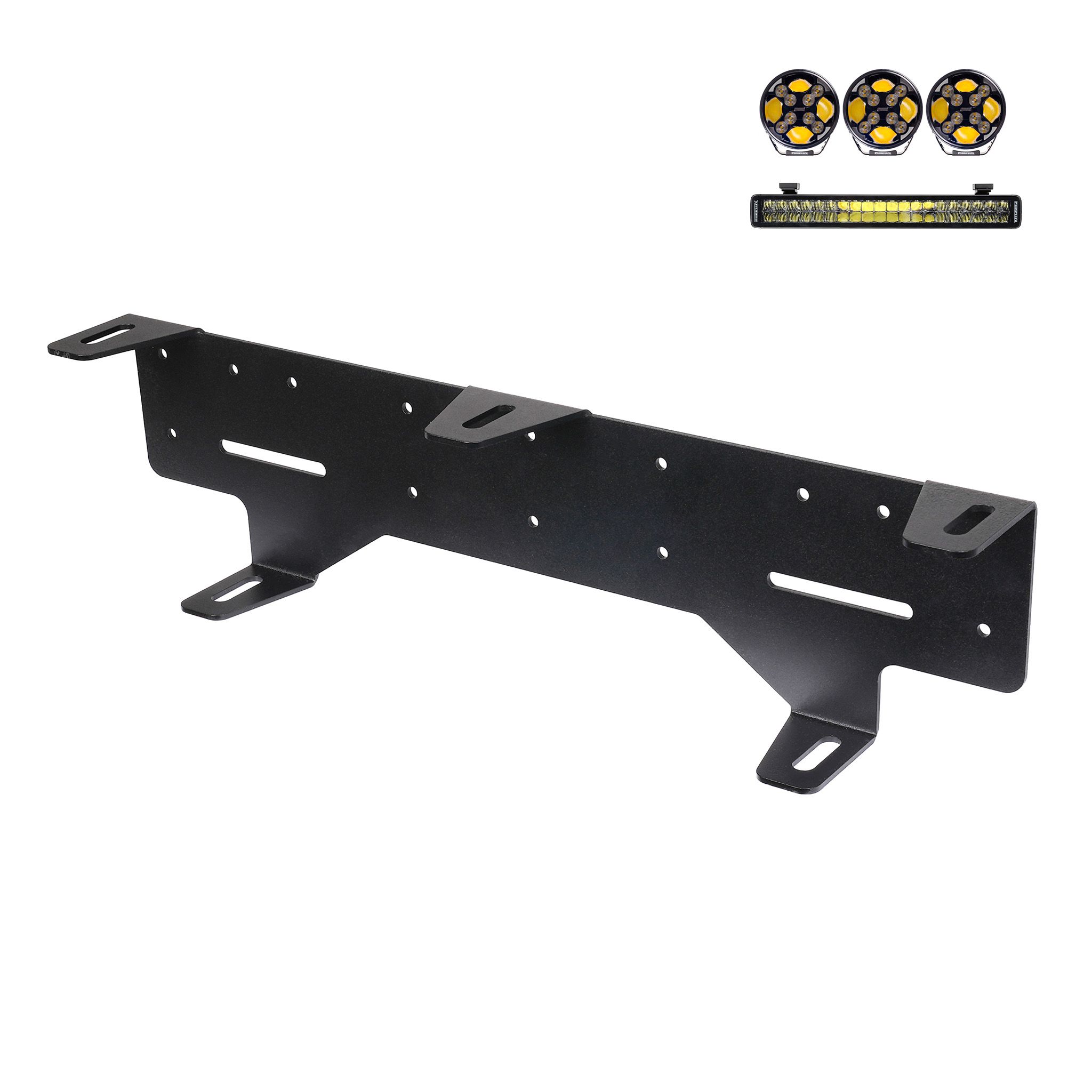 Uchwyt do dodatkowych świateł Purelux WRC – 3 + 1 lampy