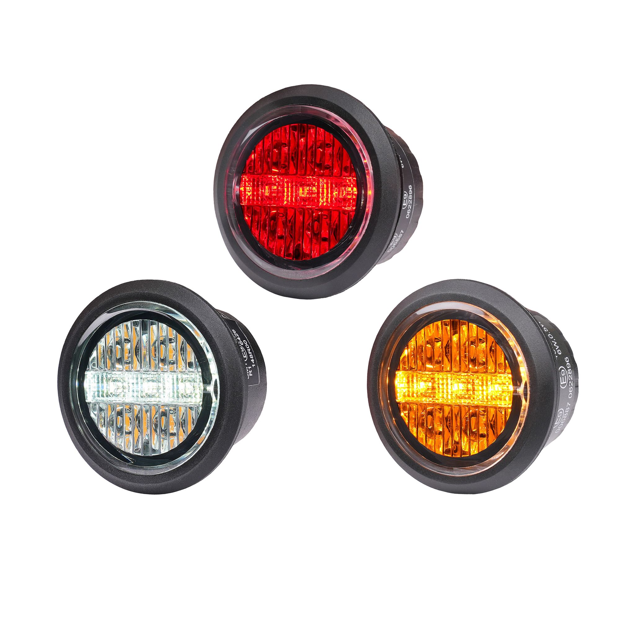 Światło obrysowe / ostrzegawcze Purelux Specter 7X – 12/24V / 2W / 109 mm, 7AX (pomarańczowe), 7RX (czerwony), 7WX (Biały)