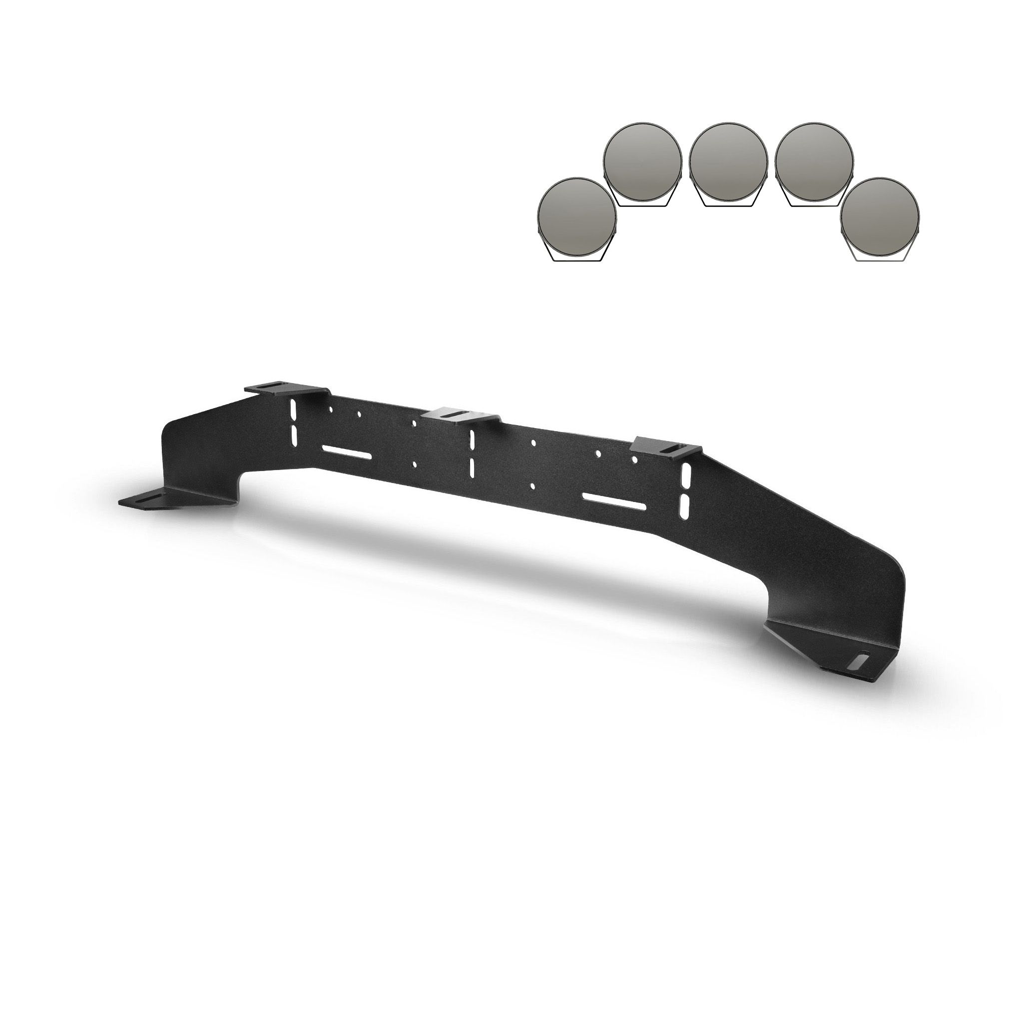 Uchwyt do świateł dodatkowych Purelux WRC, na 5 lamp (maks. 230 mm)