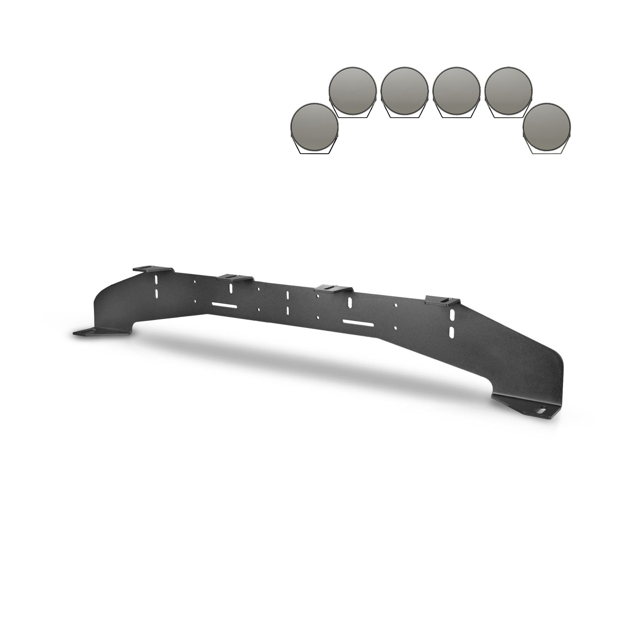 Uchwyt do świateł dodatkowych Purelux WRC, na 6 lamp (maks. 230 mm)