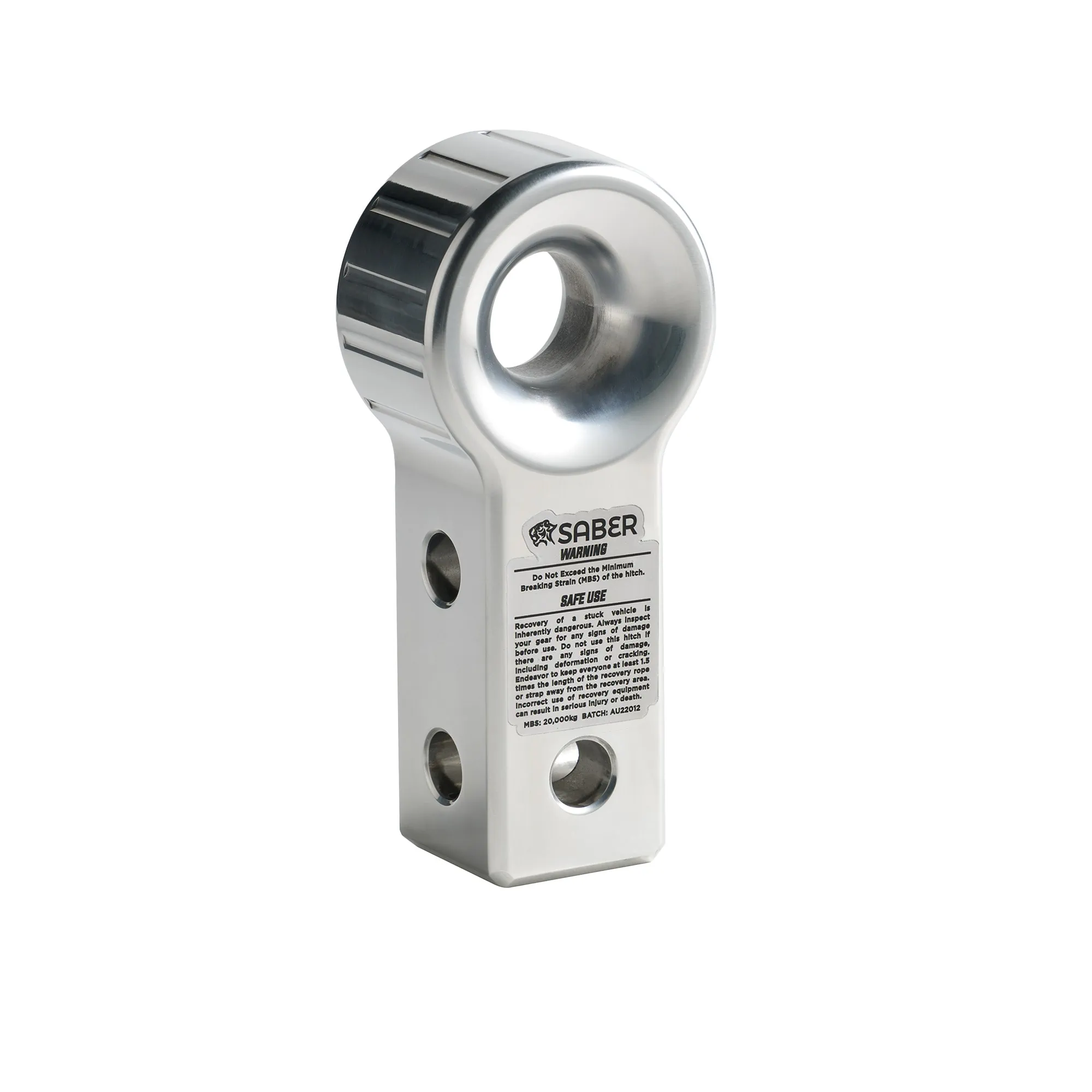 Aluminiowy uchwyt holowniczy na gniazdo USA – Polerowane