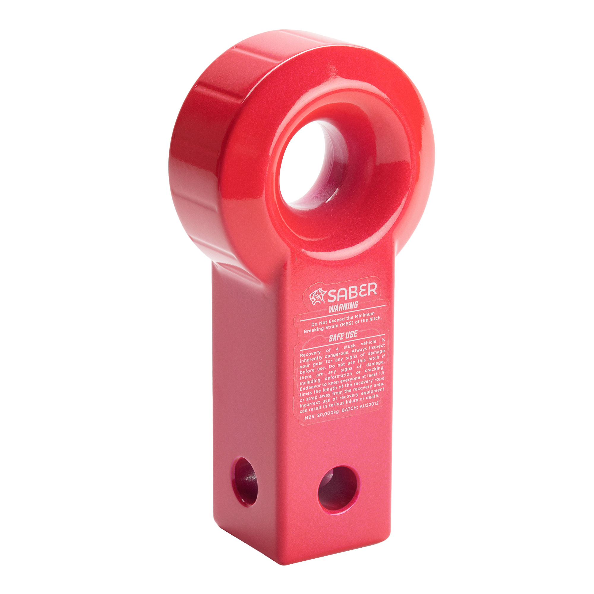 Aluminiowy uchwyt holowniczy na gniazdo USA - Różowy