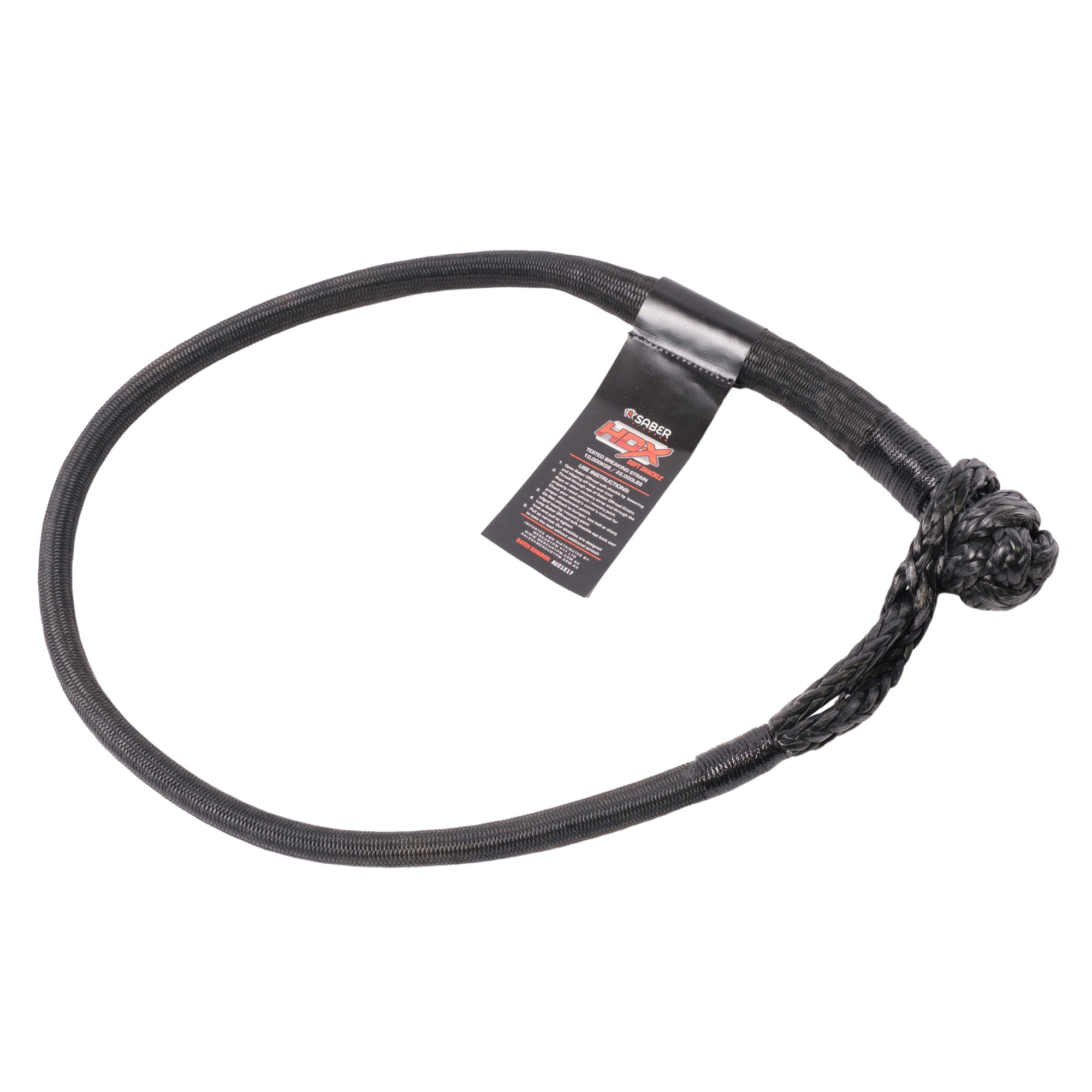 Saber miękka szekla 10 000 kg HDX SaberPro z wiązaniem – wersja długa