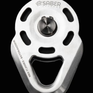 Lekki blok zaciskowy z polimerowym kołem pasowym