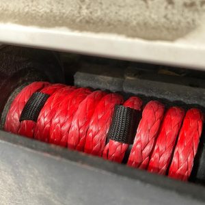 Lina wyciągarki SaberPro® Comp Spec Red, pojedynczo pleciona, 12 mm, 13500 kg – 50 m